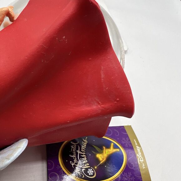 Disney Store Sleeping Beauty Fairy Fauna Enchanted Christmas Ornament Glass Clay - Picture 9 of 13